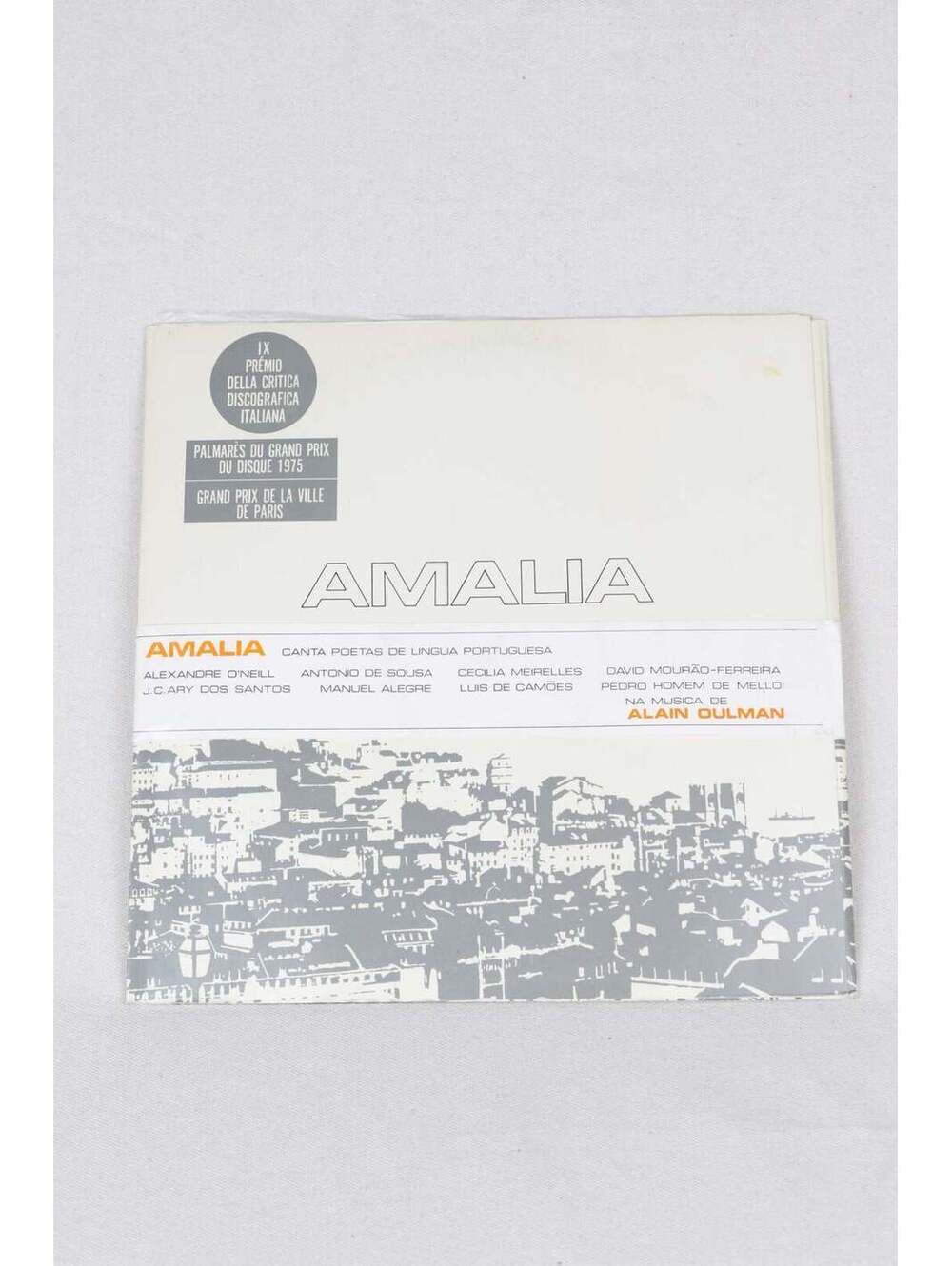 1975 Columbia Amalia Canta Poetas De Lingua Portuguesa Vinyl
